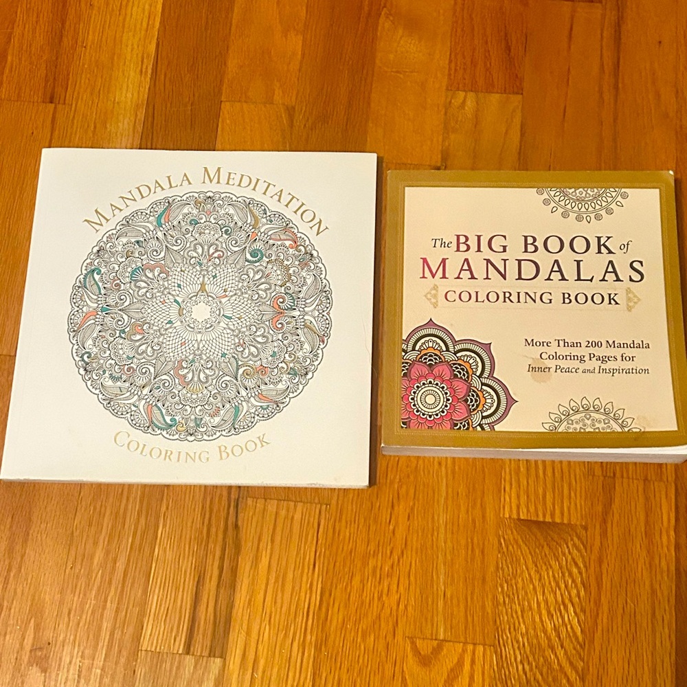 Mandala Meditation Coloring Book - set of 2